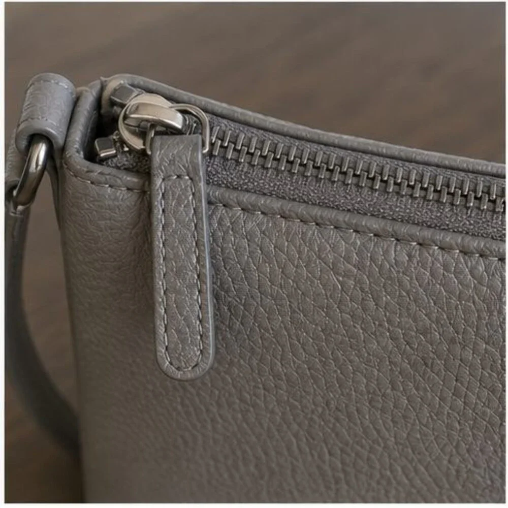 Ivory Quilted Crossbody Bag